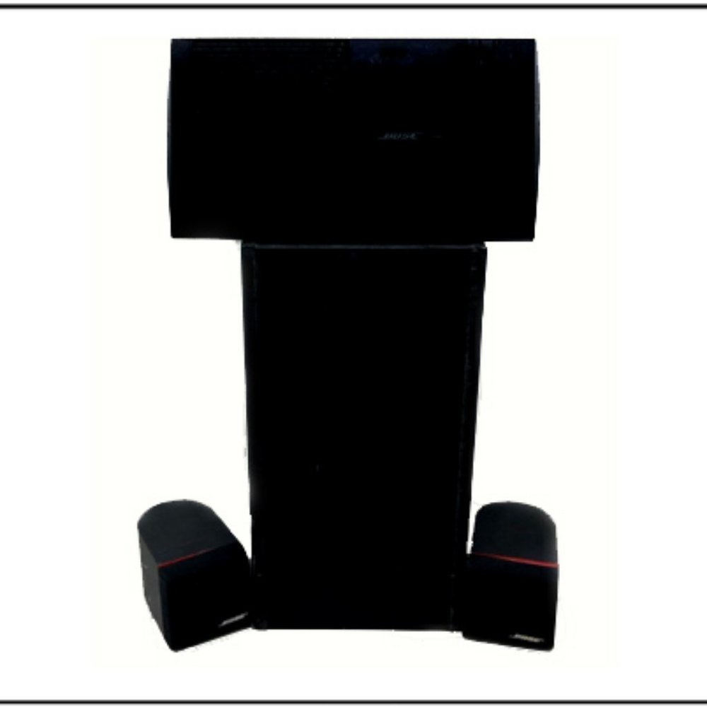6pc Set -- Bose Accoustimass 3 Series III Speaker System Plus Extras